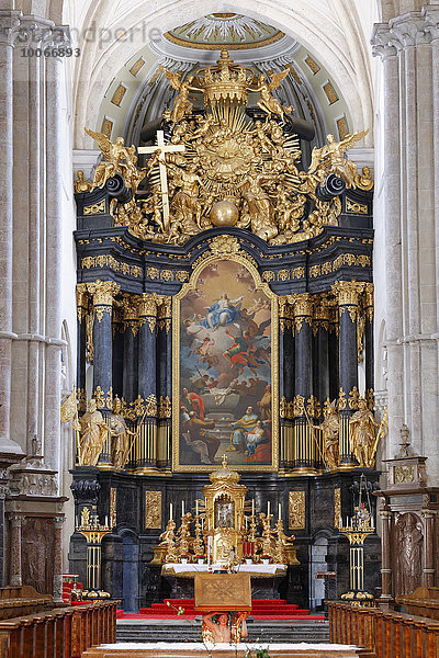Hochaltar in Stiftskirche  Zisterzienser-Stift Lilienfeld  Lilienfeld  Mostviertel  Niederösterreich  Österreich  Europa