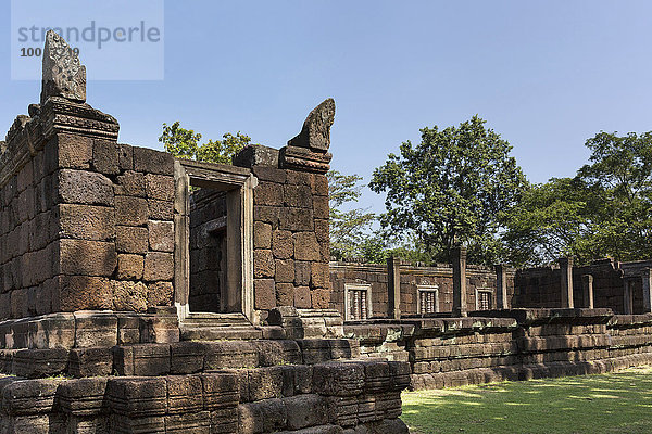 Halle des Weißen Elefanten  Phanom Rung  Khmer-Tempel  Buriram  Provinz Buri Ram  Isan  Isaan  Thailand  Asien