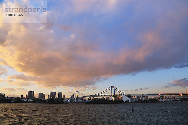 Tokyo Hauptstadt Ansicht Bucht Japan Odaiba