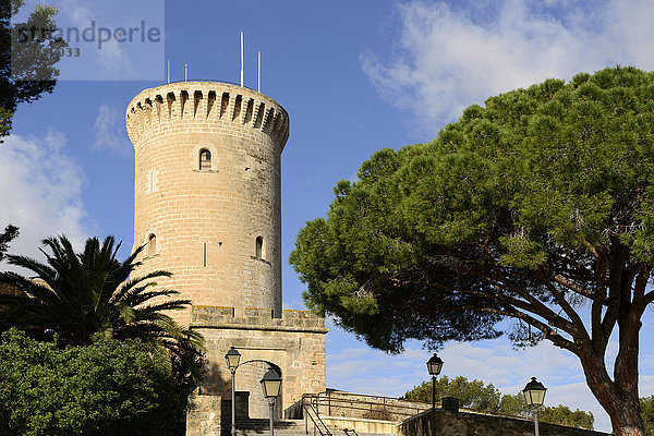 Castell de Bellver  Palma de Mallorca  Mallorca  Balearen  Spanien  Europa