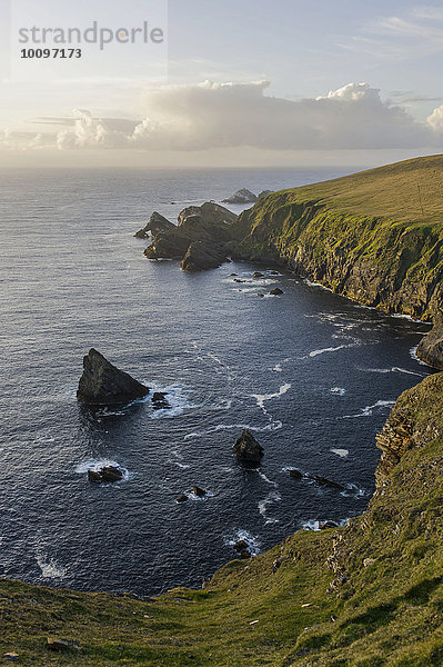 Klippen im Hermaness Nature Reserve  Hermaness  Unst  Shetland-Inseln  Schottland  Großbritannien  Europa