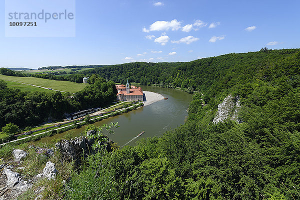 Benediktinerabtei Weltenburg an der Donau  Kelheim  Niederbayern  Bayern  Deutschland  Europa