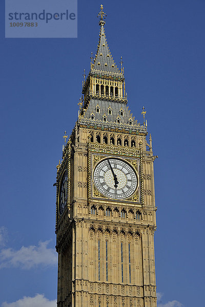 Turm von Big Ben  London  England  Großbritannien  Europa