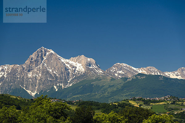 Corno Grande  Gran Sasso  Parco Nazionale del Gran Sasso e Monti della Laga  Abruzzen  Italien  Europa