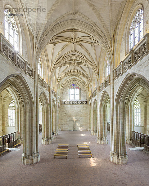 Kloster Brou  Monastère royal de Brou  erbaut von Margarete von Österreich im Stil der Renaissancegotik  Bourg-en-Bresse  Rhône-Alpes  Frankreich  Europa