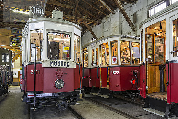 Straßenbahnmuseum  Mödling  Niederösterreich  Österreich  Europa