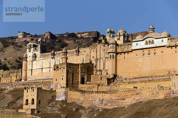 Festung Fort Amber  Amer Palast  Jaipur  Rajasthan  Indien  Asien
