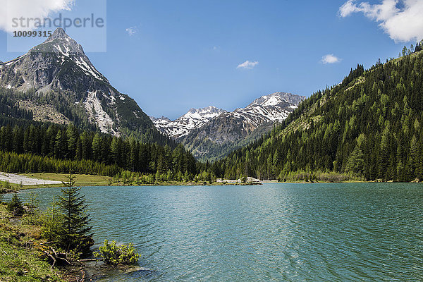 Schlierersee im Riedingtal  Riedingspitz  Lungau  Salzburg  Österreich  Europa