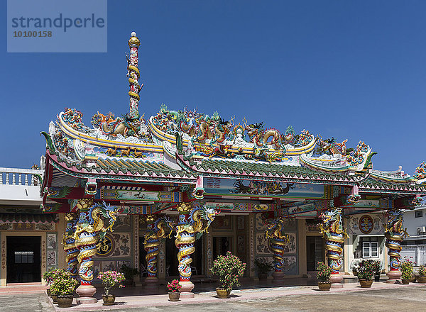 Sama Khohm Phuta Sat Prathip  Chinesischer Tempel  Ubon Ratchathani  Isan  Isaan  Thailand  Asien