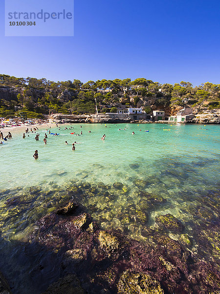 Strand von Cala Llombarts  Mallorca  Balearen  Spanien  Europa