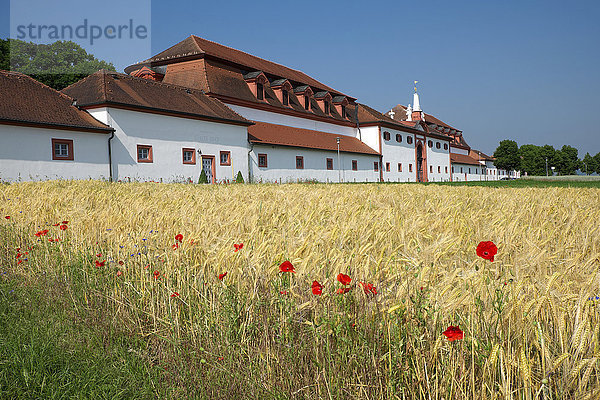 Schloss Seehof  Orangerie und Gewächshäuser  Memmelsdorf  bei Bamberg  Oberfranken  Bayern  Deutschland  Europa