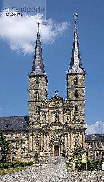 Klosterkirche St. Michael  Bamberg  Oberfranken  Bayern  Deutschland  Europa