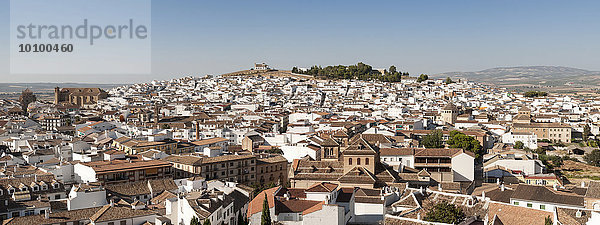 Panorama  Weiße Stadt  Antequera  Andalusien  Spanien  Europa