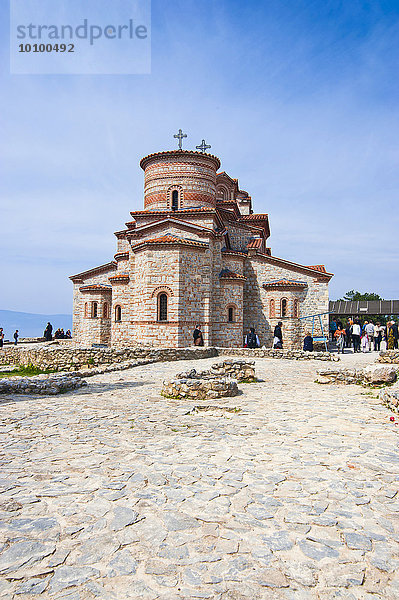 Die Kirche St. Kliment und St. Panteleimon  Unesco-Weltkulturerbe  am Ohrid-See  Ohrid  Mazedonien  Europa