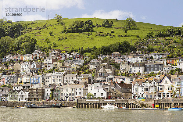 Ortsansicht  Fluss Dart  Dartmouth  Devon  Südengland  England  Großbritannien  Europa