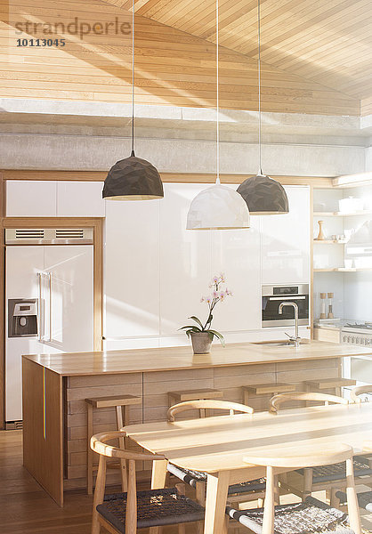 Küche Sonnenlicht modern