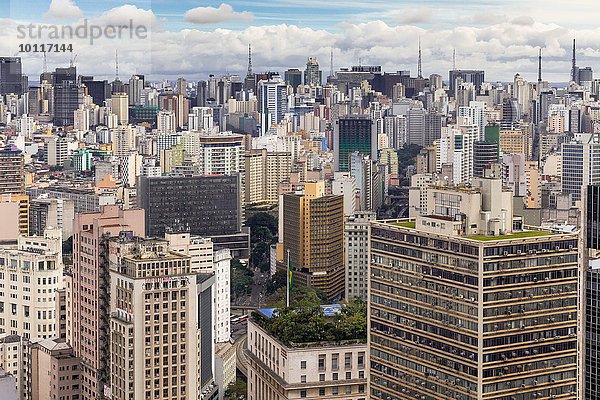 Hochhausansicht  Sao Paulo  Brasilien