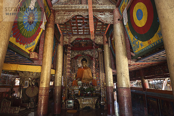 fünfstöckig Buddhismus blass Myanmar Asien Buddha Kloster