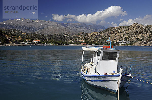 Fischerboot  Hafen  Gagia Galini  Kreta  Griechenland  Europa