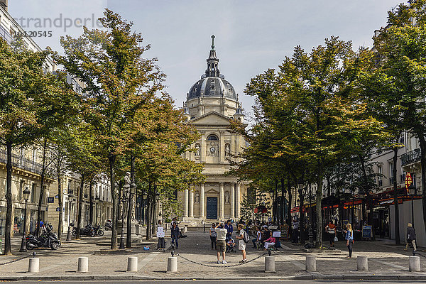 Université de la Sorbonne  Place de la Sorbonne  Quartier Latin  Paris  Frankreich  Europa