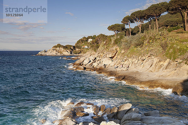Küste bei Sant' Andrea  Elba  Provinz Livorno  Toskana  Italien  Europa