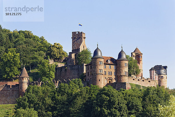 Burg Wertheim  Tauberfranken  Baden-Württemberg  Deutschland  Europa