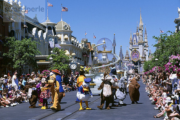 Magic Kingdom  Disneyworld  Orlando  Florida  USA  Nordamerika