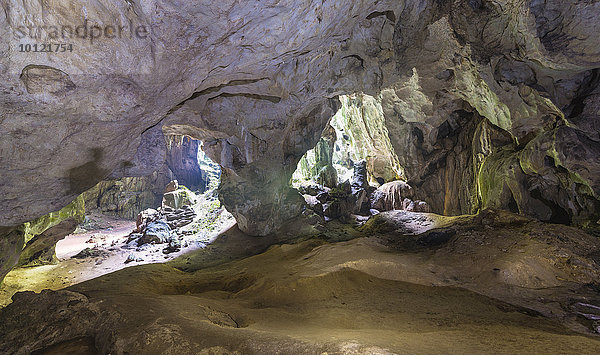 Große Tropfsteinhöhle King and Queen cave  Taman Negara Nationalpark  Jerantut  Pahang  Malaysia  Asien