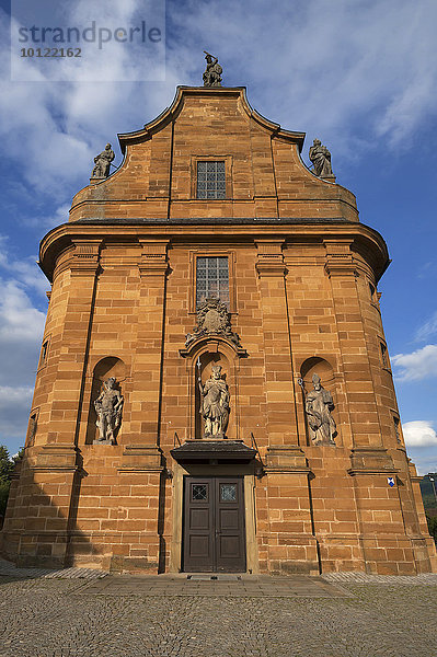 Barocke Kirche St. Wenzeslaus  Litzendorf  Oberfranken  Bayern  Deutschland  Europa