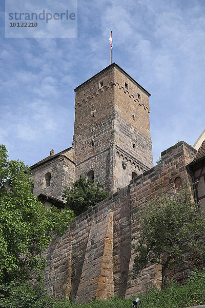 Heidenturm  Kaiserburg  Nürnberg  Mittelfranken  Bayern  Deutschland  Europa