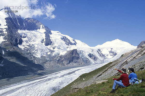 Großglockner  Pasterze  Nationalpark Hohe Tauern  Kärnten  Österreich  Europa