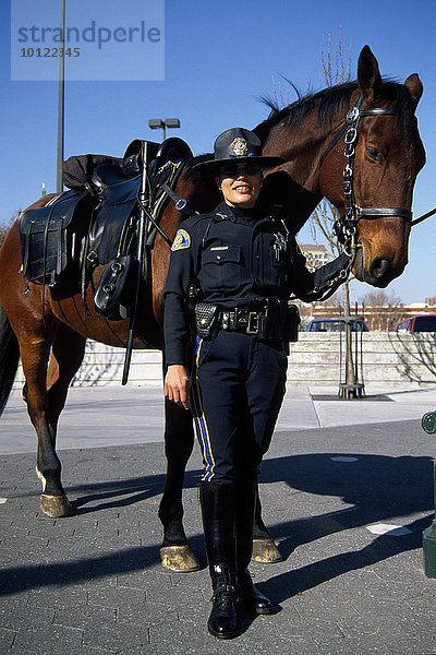Polizistin  San Francisco  Kalifornien  USA  Nordamerika