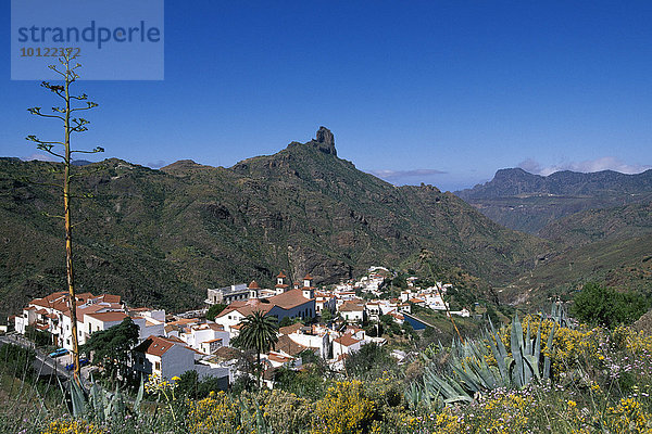 Tejeda  Roque Bentaiga  Gran Canaria  Kanaren  Spanien  Europa