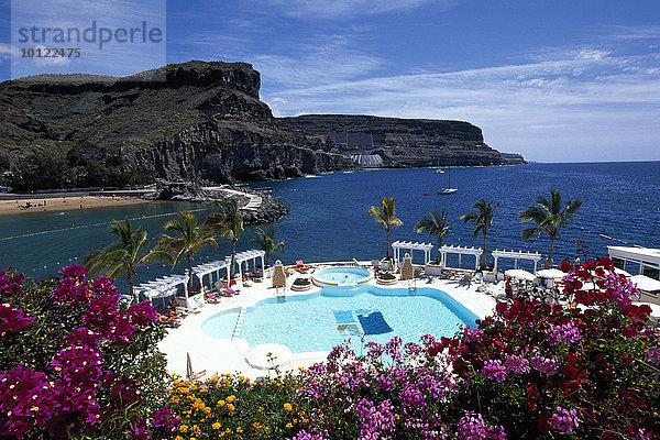Pool des Hotels Club de Mar  Puerto de Mogan  Gran Canaria  Kanaren  Spanien  Europa