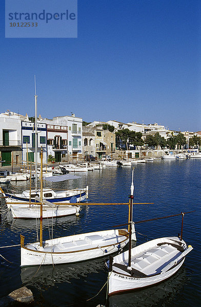 Fischerboote in Porto Colom  Mallorca  Balearen  Spanien  Europa