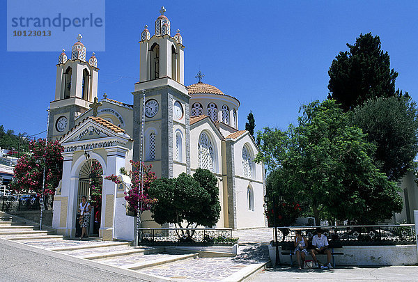 Kirche in Siana  Rhodos  Dodekanes  Griechenland  Europa