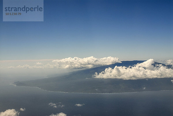 Luftaufnahme vom Vulkan Karthala  Grande Comore  Komoren  Afrika