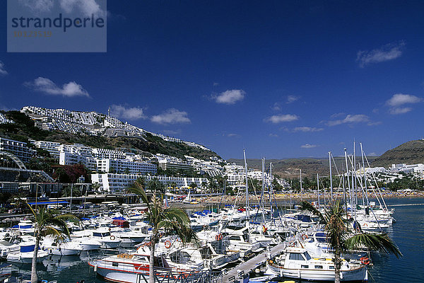 Yachthafen  Puerto Rico  Gran Canaria  Kanaren  Spanien  Europa  Nordamerika