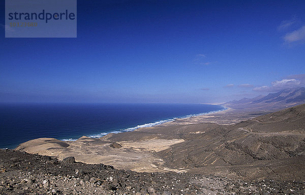 Küste bei Cofete  Fuerteventura  Kanarische Inseln  Spanien  Europa