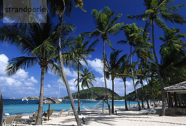 Strand des Peter Island Beach Resorts  Peter Island  Britische Jungferninseln  Karibik  Nordamerika