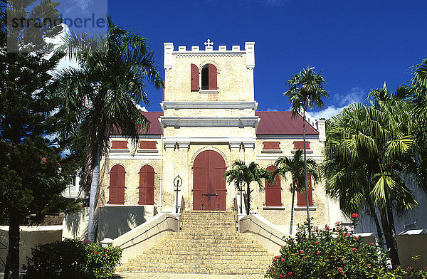 Frederik Lutheran Kirche in Charlotte Amalie  Insel St. Thomas  Amerikanische Jungferninseln  Karibik  Nordamerika