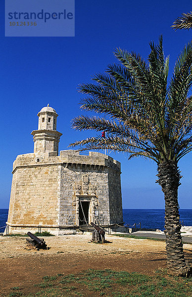 Castell de Saint Nicolau in Ciutadella  Menorca  Balearen  Spanien  Europa