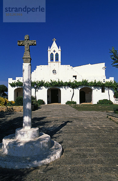 Kirche Eremita de San Joan  Menorca  Balearen  Spanien  Europa