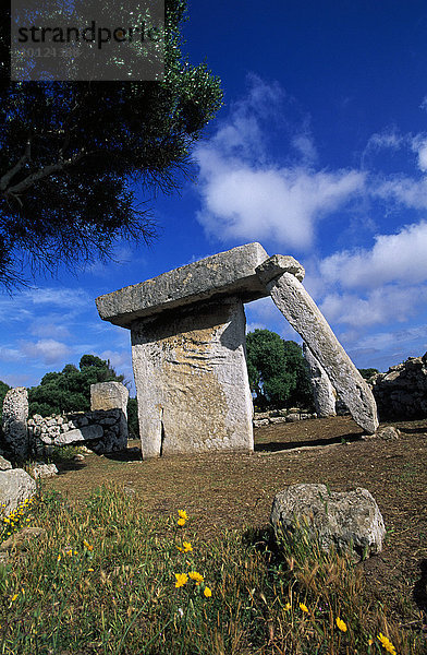 Dolmen  Talati de Dalt  Menorca  Balearen  Spanien  Europa