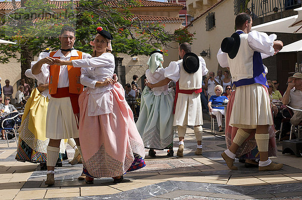 Trachtenfest in Las Palmas  Gran Canaria  Kanarische Inseln  Spanien  Europa