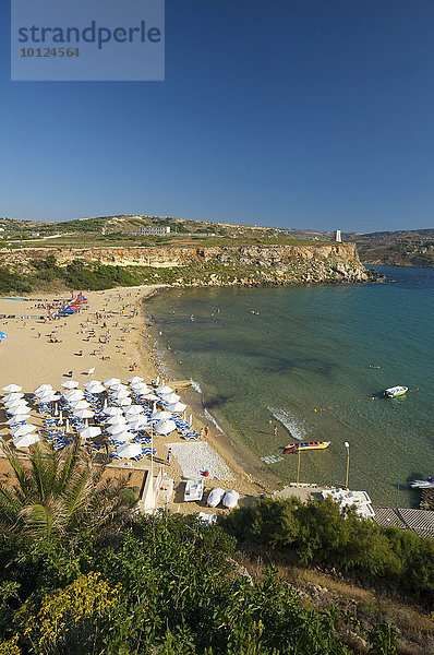 Europa Strand Golden Bay Malta