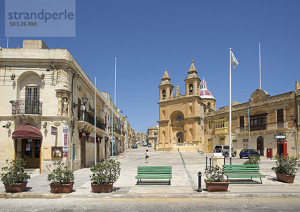 Kirche in Marsaxlokk  Malta  Europa