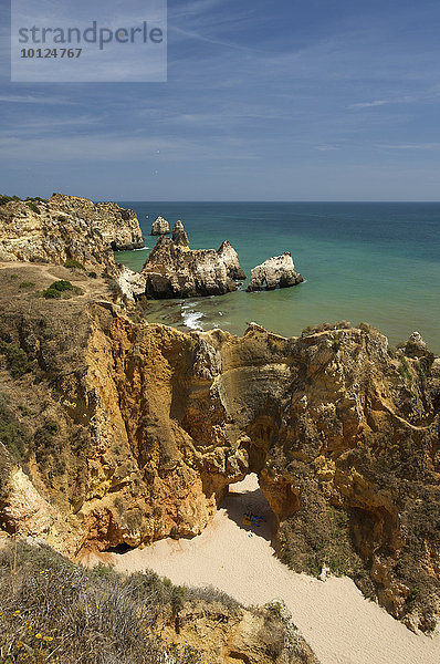 Praia dos Tres Irmaos bei Alvor  Algarve  Portugal  Europa