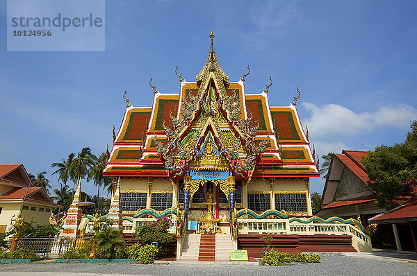 Tempel in Bo Phut  Insel Ko Samui  Thailand  Asia  Asien