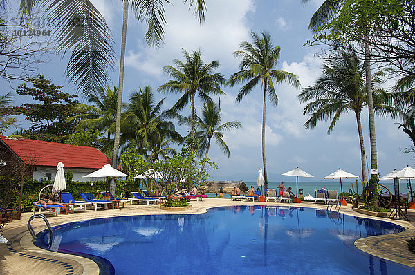Hotel am Mae Nam Beach  Insel Ko Samui  Thailand  Asia  Asien